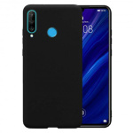 Θήκη Σιλικόνης Soft TPU Back Cover Για Huawei P30 Lite- Μαύρο