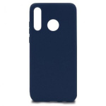 Θήκη Σιλικόνης Soft TPU Back Cover Για Huawei P30 Lite- Μπλέ Σκούρο