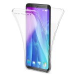 Θήκη Σιλικόνης Μπρος/Πίσω | Samsung A5 2018/A8 2018 Διάφανη