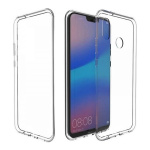 Θήκη Σιλικόνης Μπρος/Πίσω Για Huawei Y7 2019 / Y7 Prime 2019 - Διάφανη
