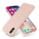 Θήκη Σιλικόνης Soft TPU Back Cover | Iphone X/XS Απαλό Ροζ