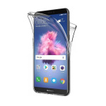 Θήκη Σιλικόνης Μπρος/Πίσω Για Huawei P Smart 2019 - Διάφανη