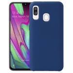 Θήκη Σιλικόνης Soft TPU Back Cover | Samsung A40 Μπλέ Σκούρο