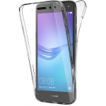Θήκη Σιλικόνης Μπρος/Πίσω Για Huawei Y5 2018 - Διάφανη