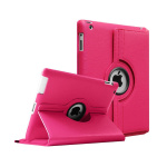 Περιστρεφόμενη Θήκη Με Βάση Στήριξης για Apple IPad 9.7'' (2018) - Ρόζ