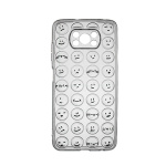 Θήκη Σιλικόνης με Emoji για Xiaomi Poco X3 - Διαφανές