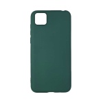 OEM Θήκη Σιλικόνης Soft TPU Back Cover για Huawei Y5P - Πράσινο Σκούρο