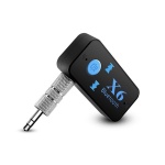 Bluetooth Αυτοκινήτου Bluetooth Receiver X6 για το Ηχοσύστημα (με USB θύρα Φόρτισης / Audio Receiver / AUX)
