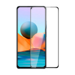 5D Full Cover Προστασία Οθόνης Tempered Glass 9H Black για Xiaomi Redmi Note 10 5G
