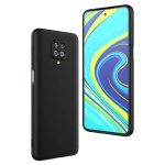 Θήκη Σιλικόνης Soft TPU Back Cover για Xiaomi Redmi Note 9S/9 Pro/9 Pro Max - Μαύρο