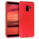 Θήκη Σιλικόνης Soft TPU Back Cover | Samsung A8 Plus 2018 Κόκκινο