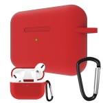 Silicone Airpod 3 Pro Case Θήκη Σιλικόνης για Airpods Pro - Red Dark