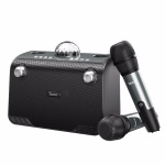 HOCO BS41 Σύστημα Karaoke με Ασύρματα Μικρόφωνα Disco Lamp (black) - Image 4