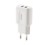 Remax Φορτιστής Χωρίς Καλώδιο με 2 Θύρες USB-A Λευκός (RP-U22)