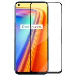 Full Glue Tempered Glass Black 9H για Realme 7 - Μαύρο