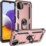 Θήκη Motomo Tough Armor With Ring για Samsung Galaxy A22 4G - Ροζ Χρυσό