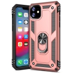 Θήκη Motomo Tough Armor With Ring για Apple iPhone 11 - Ροζ Χρυσό