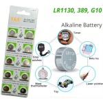 Μπαταρίες Alcaline AG10/1.5V - LR1130 (10 τμχ)