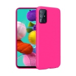 Θήκη Σιλικόνης για Samsung Galaxy A03S/A02S – Ροζ
