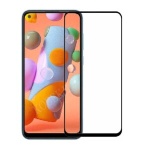 5D Full Cover Προστασία Οθόνης Tempered Glass 9H για Samsung Galaxy A11/M11/M01 - Μαύρο - Image 2