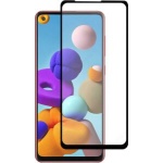 5D Full Cover Προστασία Οθόνης Tempered Glass 9H για Samsung Galaxy A21 - Μαύρο - Image 2