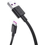 Awei CL-77T USB 2.0 Cable USB-C male – USB-A male Μαύρο 1m