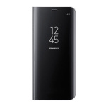 OEM Θήκη Clear View Stand Cover για Xiaomi Redmi Note 6 - Μαύρο