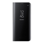 OEM Θήκη Clear View Stand Cover για Xiaomi Redmi Note 4/4X - Μαύρο