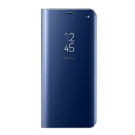 OEM Θήκη Clear View Stand Cover για Huawei Y6 2018 - Μπλέ