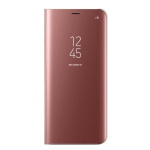 OEM Θήκη Clear View Stand Cover για Huawei P20 - Ρόζ