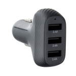 Car charger QWE CARBON 3xUSB QC3.0 7.2A 36W CC271-3A black - Image 2