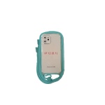 OEM Θήκη Σιλικόνης TPU με Λουράκι Λαιμού για Apple iPhone 12 / 12 Pro 6.1 - Διάφανη