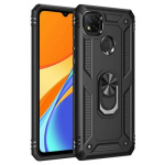 Θήκη Motomo Tough Armor With Ring για Xiaomi Redmi 9C - Μαύρο