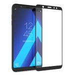 5D Full Cover Προστασία Οθόνης Tempered Glass 9H για Samsung Galaxy A6 PLUS 2018 - Μαύρο - Image 2