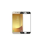 5D Full Glue Tempered Glass - for Samsung Galaxy J7 2017 black - Image 2