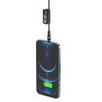 Καλώδιο Σύνδεσης U98 Sunway 3 σε 1 Magnetic USB σε Micro-USB, Lightning, USB-C Braided 2.4A Μαύρο 1,2 m - Image 4