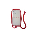 OEM Θήκη Σιλικόνης TPU με Λουράκι Λαιμού για Apple iPhone 12 / 12 Pro 6.1 - Διάφανη