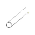 Καλώδιο Hχου Earldom ET-AUX29 3,5 mm Lightning AUX Cable Ανώτερη ποιότητα ήχου 1 μέτρο (λευκό)