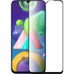5D Full Cover Προστασία Οθόνης Tempered Glass 9H για Samsung Galaxy M21 - Μαύρο