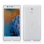 Θήκη Σιλικόνης για Nokia 3 - Διάφανη