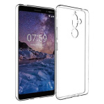 Θήκη Σιλικόνης για Nokia 7 Pus - Διάφανη