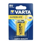 Μπαταρία Zinc Carbon VARTA 9V SUPERLIFE