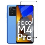 Προστασία Οθόνης Full Glue Glass Tempered Glass Black 9H για Xiaomi Poco M4 Pro 4G
