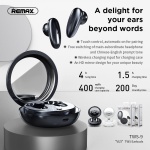 Remax TWS-9 In-ear Bluetooth Handsfree Μαύρο - Image 2