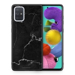 Marble Black - Samsung A71 θήκη+ Δώρο Ring Holder