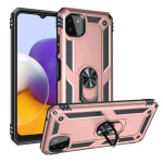 Θήκη Motomo Tough Armor With Ring για Samsung Galaxy A22 5G - Ροζ Χρυσό