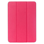 Θήκη Βιβλίο - Σιλικόνη Flip Cover για Samsung Galaxy Tab 4 7.0" T230 - Ροζ