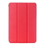 Θήκη Βιβλίο - Σιλικόνη Flip Cover για Samsung Galaxy Tab A 10.5" T590/T595 - Κόκκινο