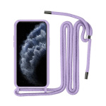 OEM Θήκη Σιλικόνης με Λουράκι για Xiaomi Redmi Note 9S - Λιλά