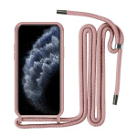 OEM Θήκη Σιλικόνης με Λουράκι για Xiaomi Redmi Note 9S - Ροζ